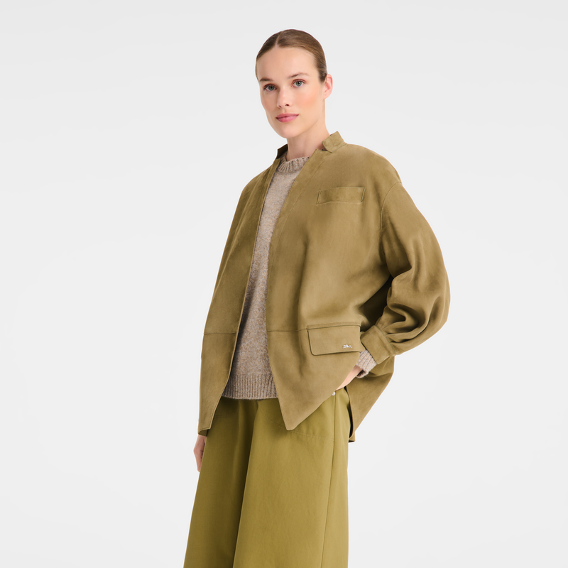 Longchamp Ready-to-wear Leather kimono jacket product image 9