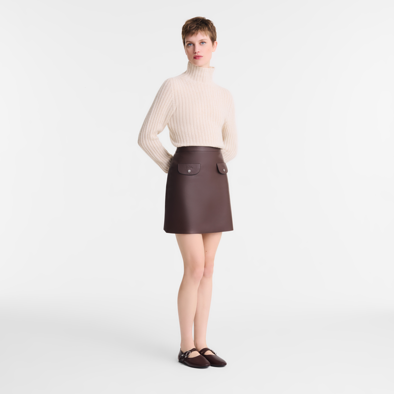Longchamp Ready-to-wear Leather skirt product image 9